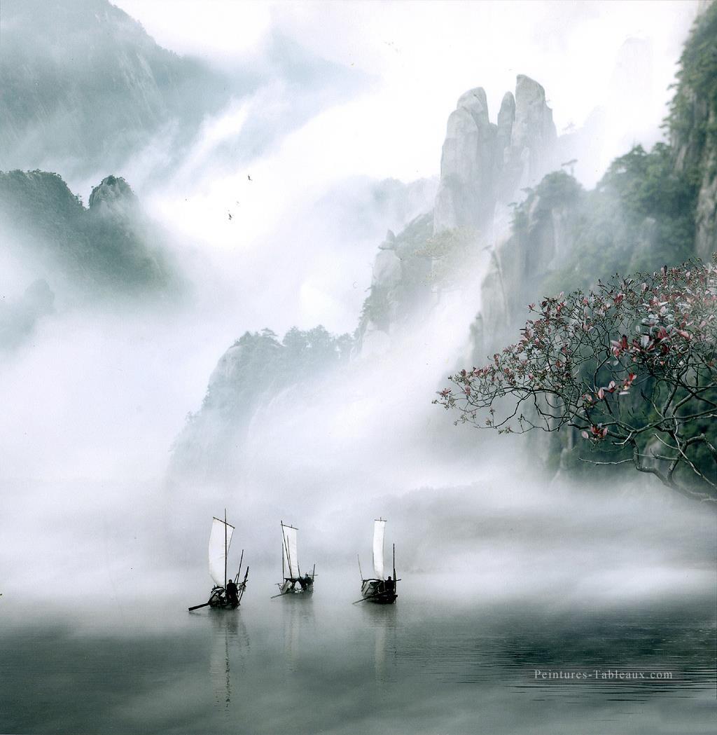 photographie réaliste 03 paysages chinois Peintures à l'huile